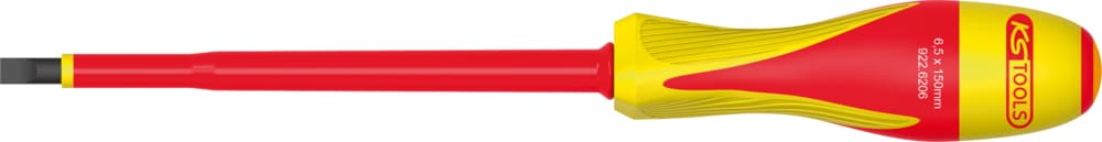 Tournevis Fente bi-matière isolé 1000V. 6.5x150 mm