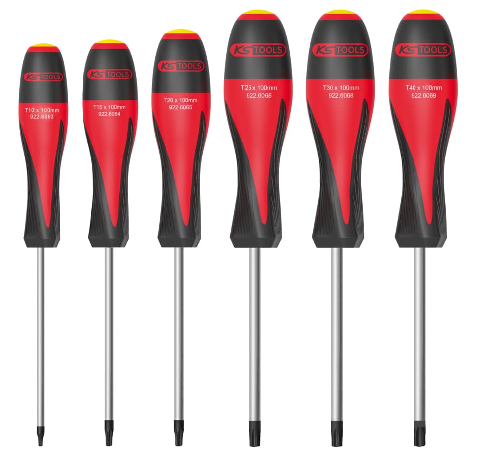 Jeu de 6 tournevis ULTIMATE. TORX®