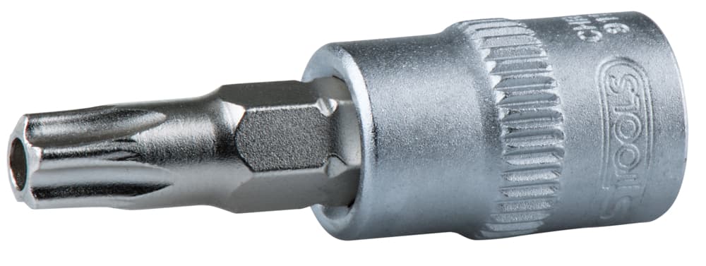 Douille tournevis ULTIMATE® TORX® percé 3-8''. L.50 mm - T27