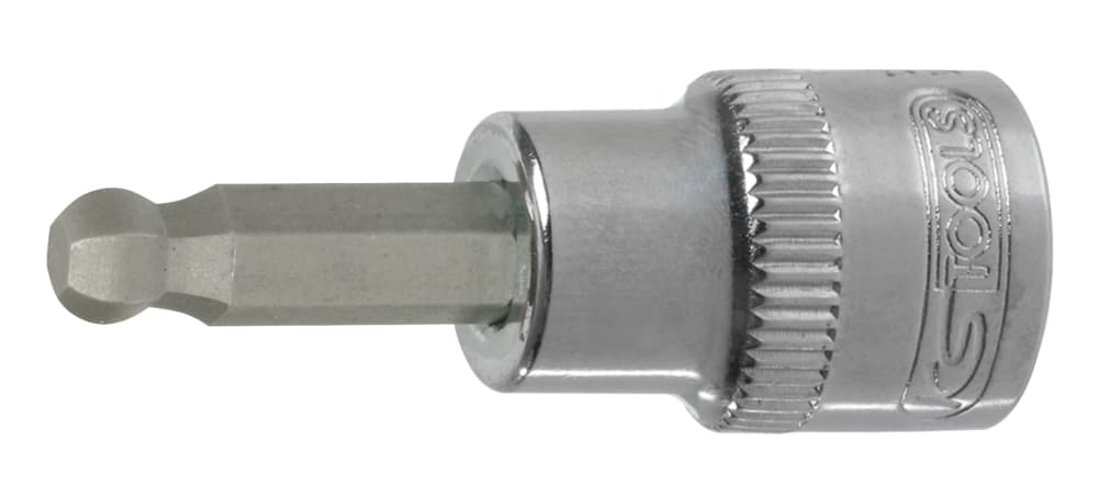 Douille tournevis 6 pans sphérique ULTIMATE® 3-8''. L.50 mm - 6 mm