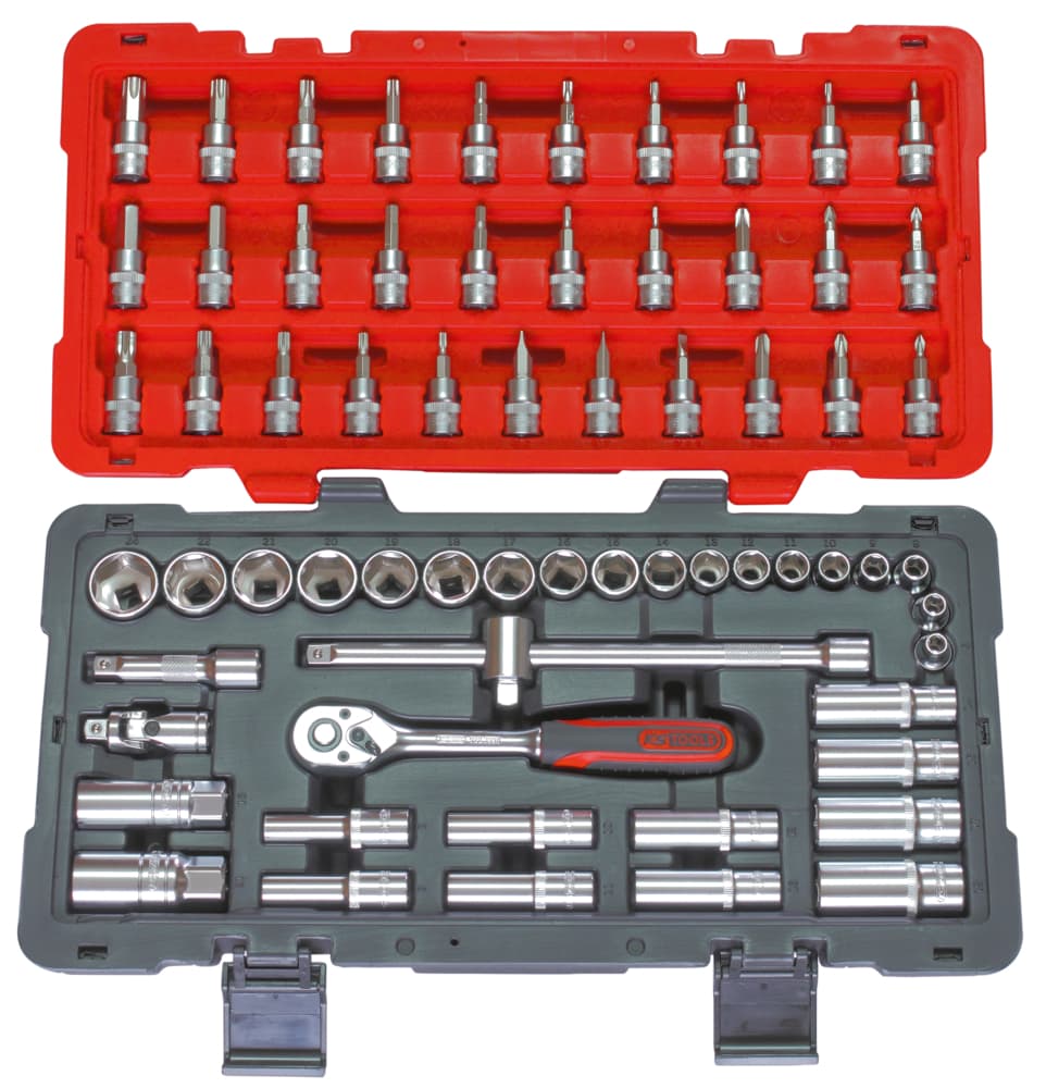 Coffret de douilles et accessoires ULTIMATE® 3-8''. 66 pièces