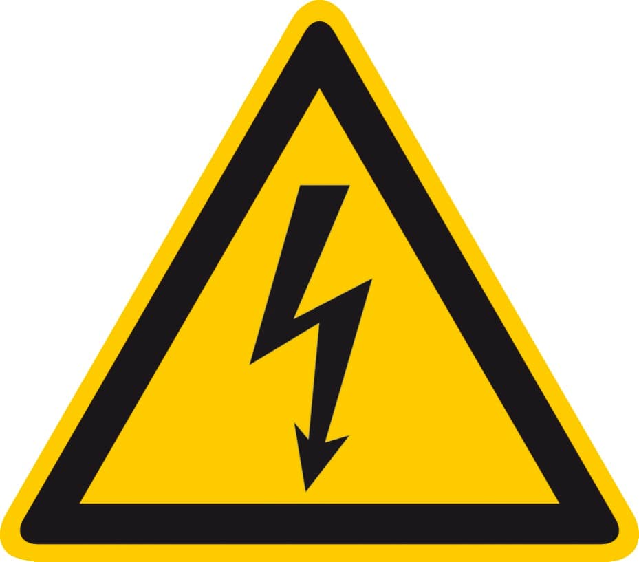 Panneau de signalisation travaux sur véhicules hybrides et électriques : Danger