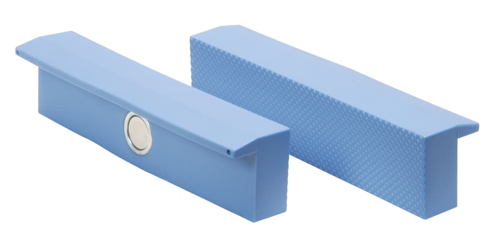Paire de mors aimantés plats . plastique ABS. L. 120 mm
