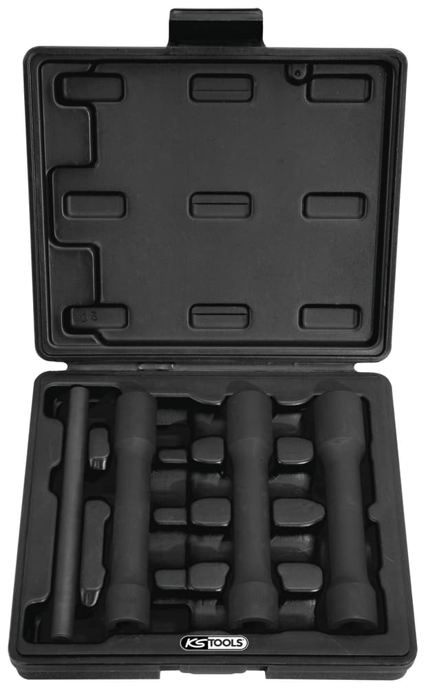 Coffret spécial écrous abîmés 1-2'' - 17. 19. 21 mm + chasse axe