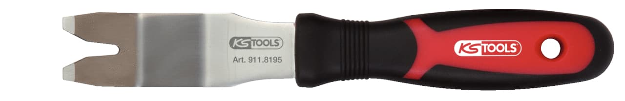 Dégrafeur de clips. tête large en forme de Y - l. 8 mm P. 20 mm