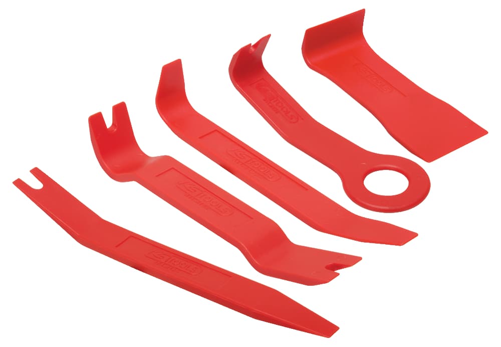 Jeu de leviers plastique pour baguettes et revêtements. 5 pièces