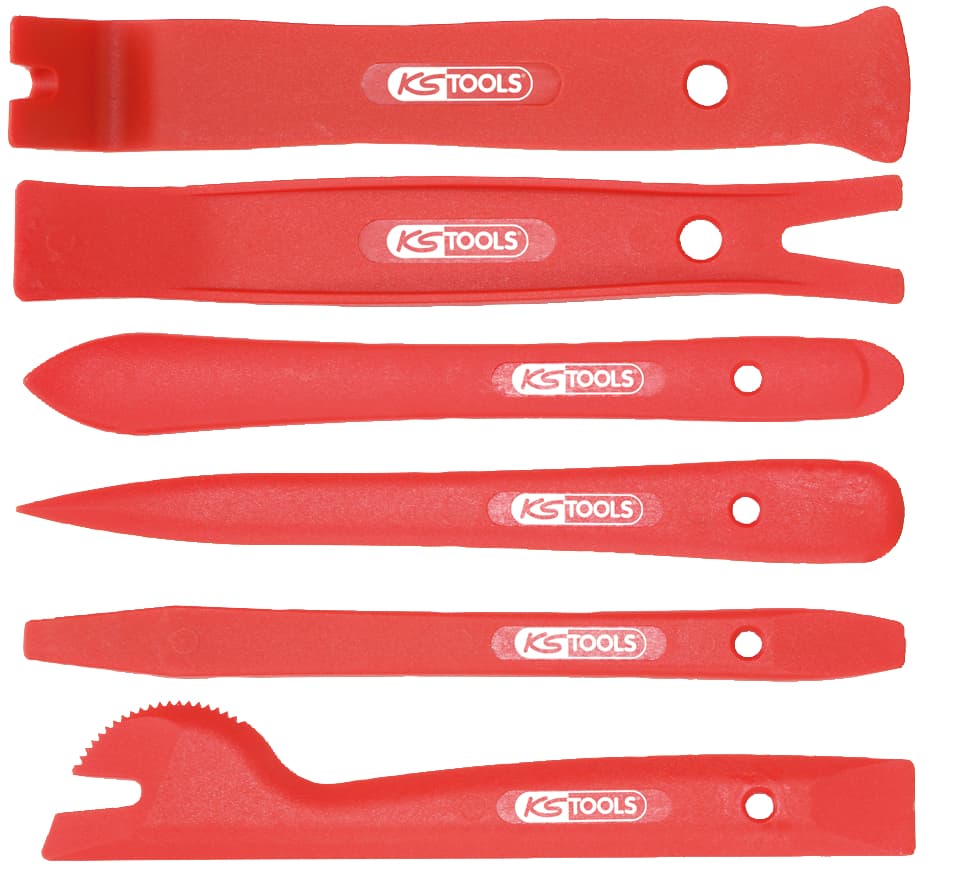 Jeu d'outils pour le démontage des garnitures de portières ABS - 6 pièces