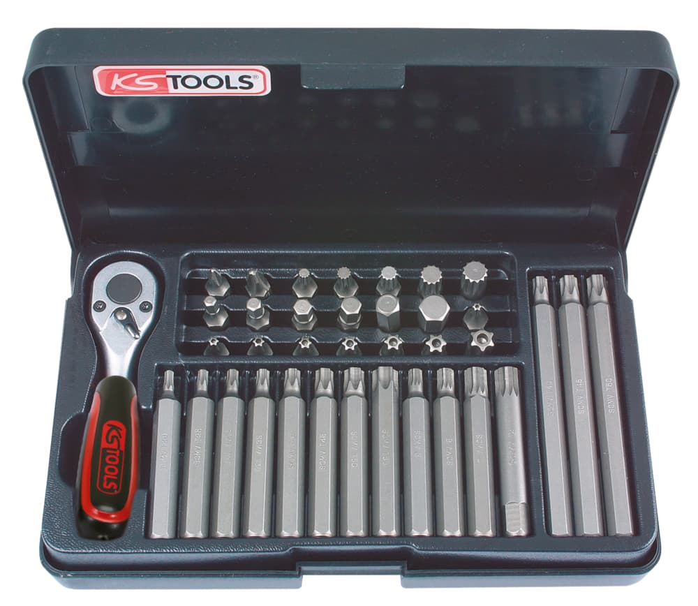 Coffret de 37 Embout de vissages, A 10 mm