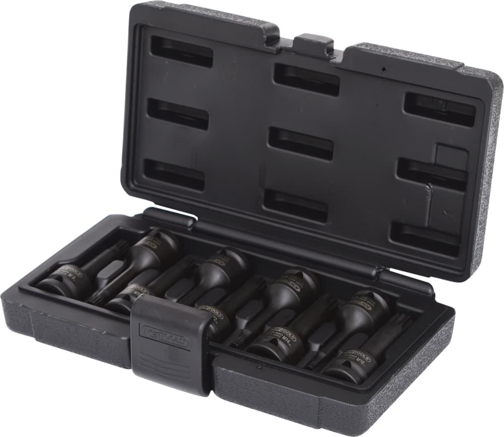 Jeu de douilles à chocs XZN® 1-2'' . 9pcs
