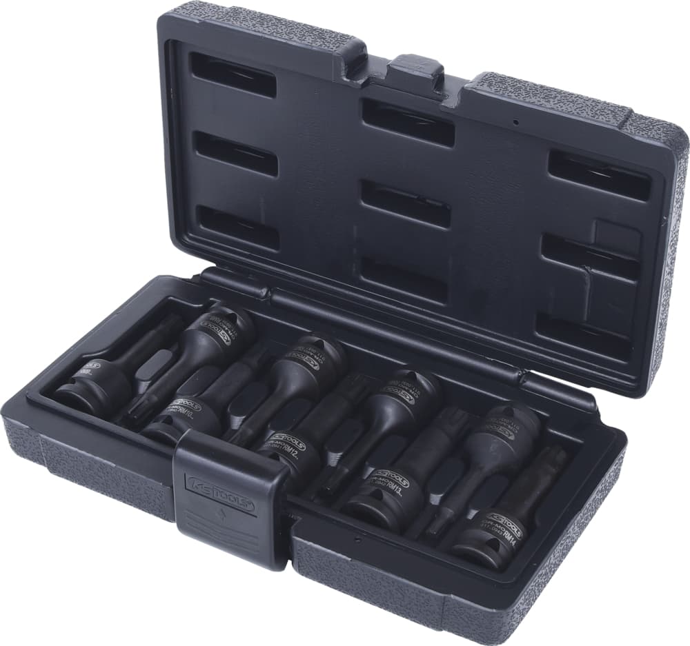 Jeu de douilles longues à chocs RIBE® 1-2''. 9 pcs
