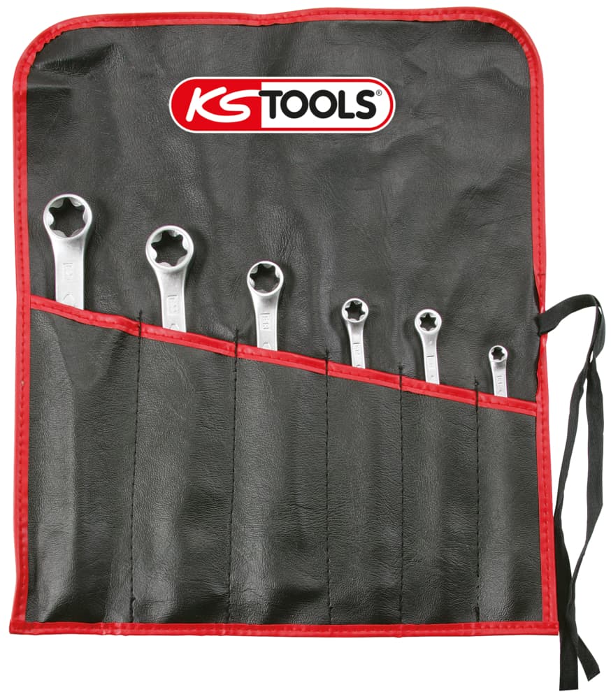 Jeu de 6 clés polygonales droites TORX® - en trousse