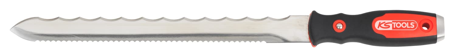Scie couteau L. 280 mm découpe de laine de verre. denture fine et large