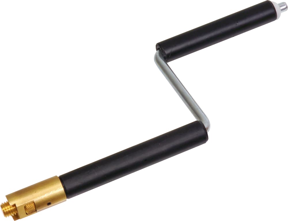 Manivelle pour canne autobloquante - noir