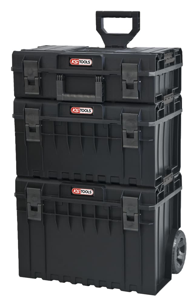 Ensemble de caisses SCM avec trolley. 3 pièces