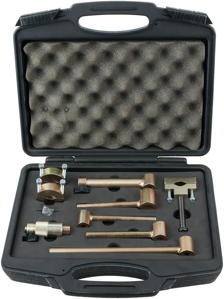 Coffret de gabarits pour biellettes de direction. 9 pièces