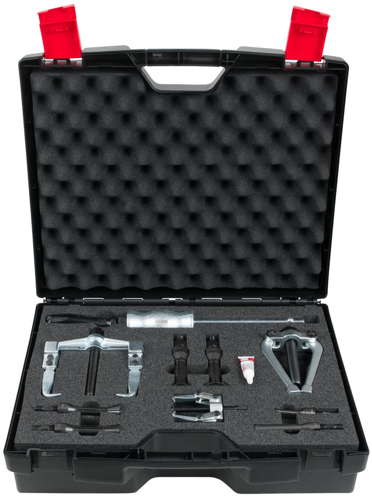 Coffret d'extracteurs prise intérieure - extérieure diam 10 - 45 mm - 10 pcs