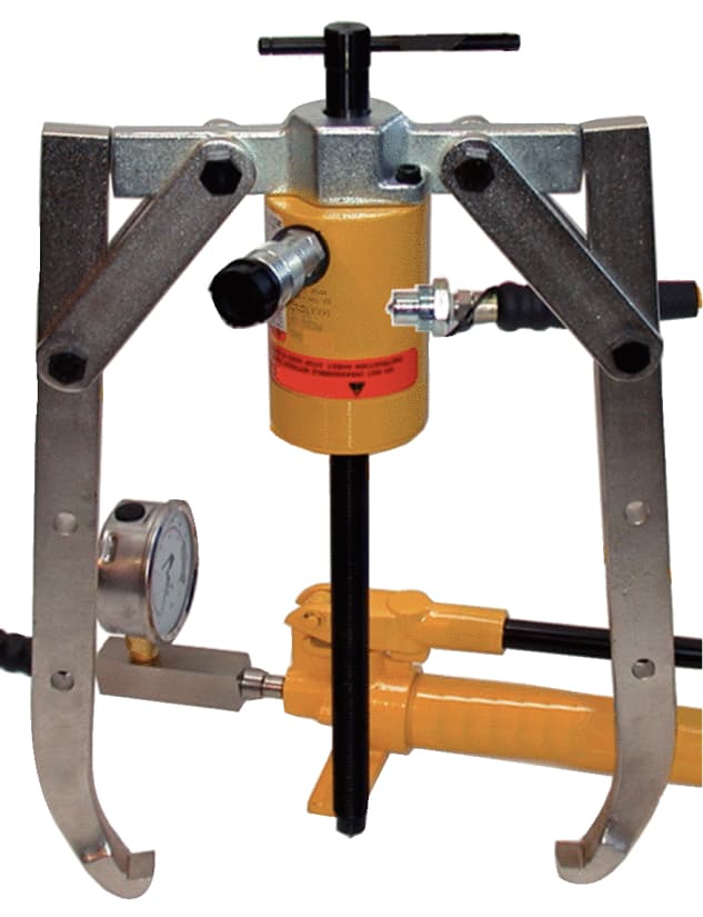 Extracteur universel à 2 griffes utilisation avec vérin hydraulique. 420x290x20