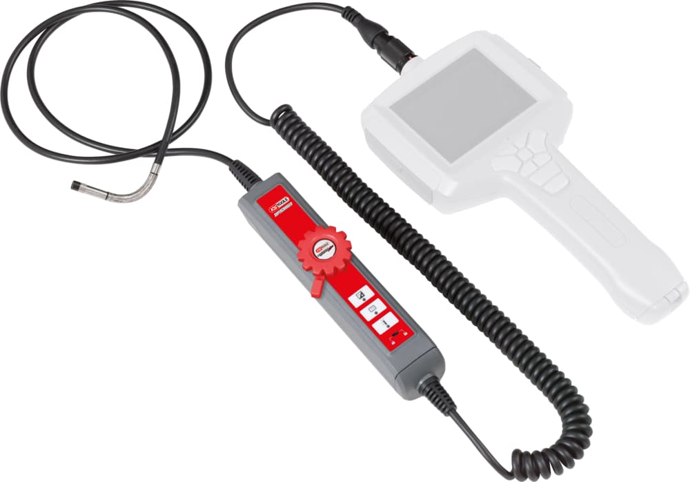 Sonde flexible SUPERCHARGED avec caméra frontale commutable 0°  Ø 6 mm - L,2m