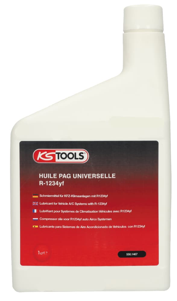 Huile PAG universelle HFO R1234YF. 1L