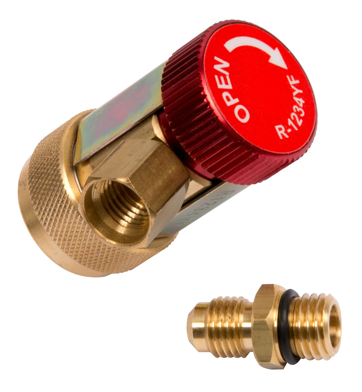 Raccord haute pression 12 mm avec adaptateur 1-4'' - Gaz R1234