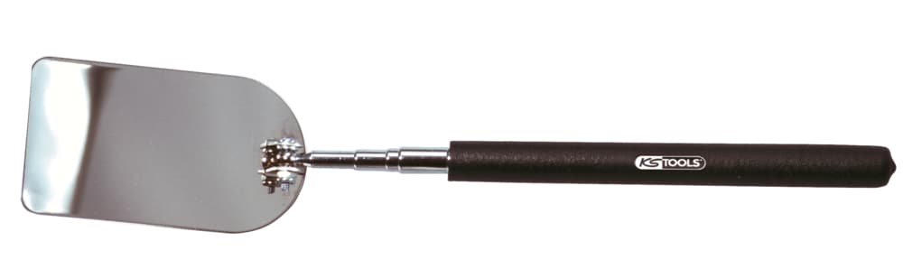 Miroir télescopique en inox poli 57 x 95 mm