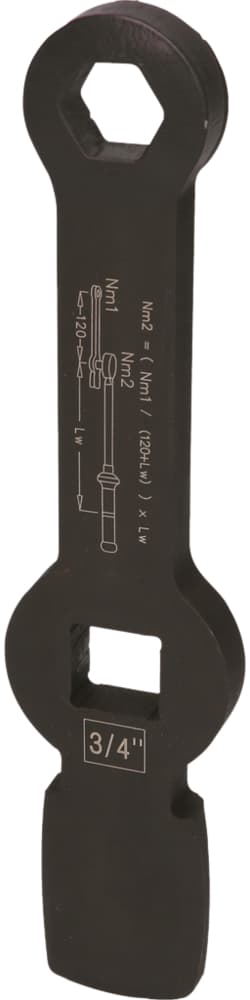 Clé à frapper 6 pans 24mm pour étriers de frein