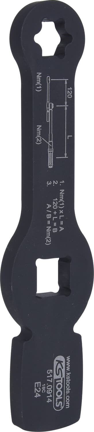 Clé à frapper TORX® E 24 pour raccords d'étriers de frein