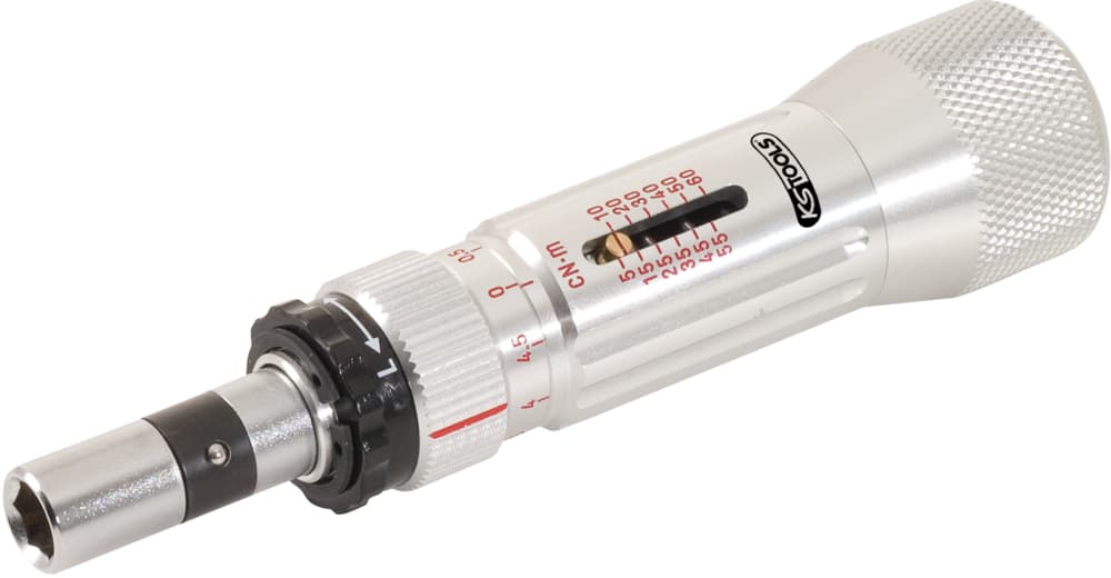 Tournevis dynamométrique avec vernier, 20-120 cNm