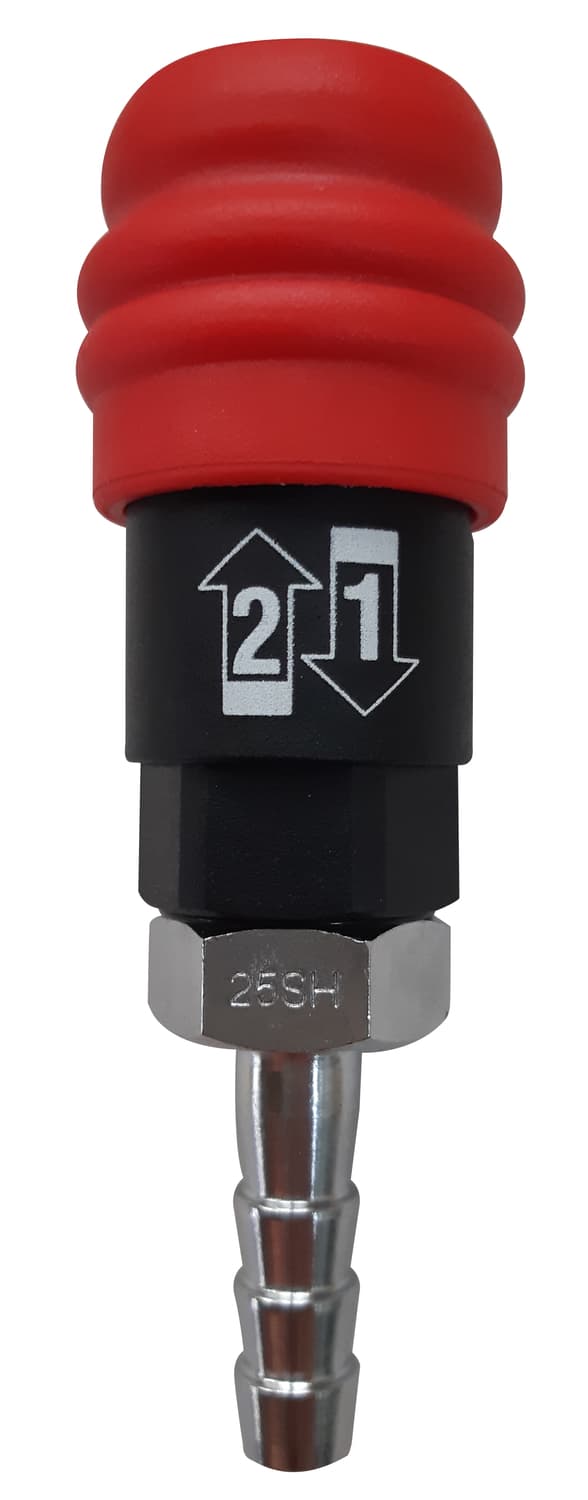 Coupleur rapide cannelé diam 9mm - L.58mm