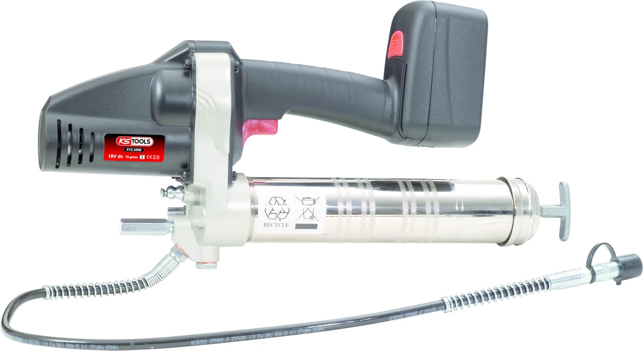 Pompe à graisse avec 2 batteries Li-Ion - 18V