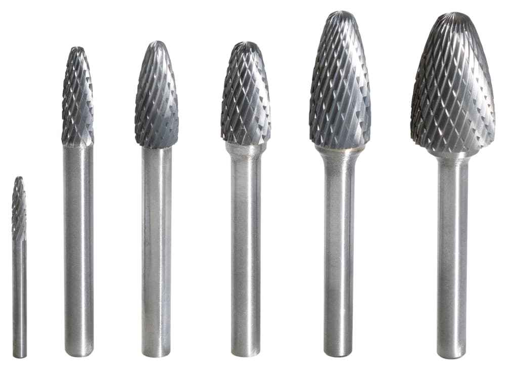 Fraise HM forme F. diam 3mm. 38.5mm