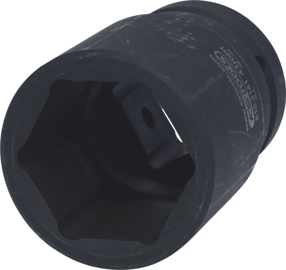 Douilles à chocs 6 pans 1''. mi-longue. 41mm