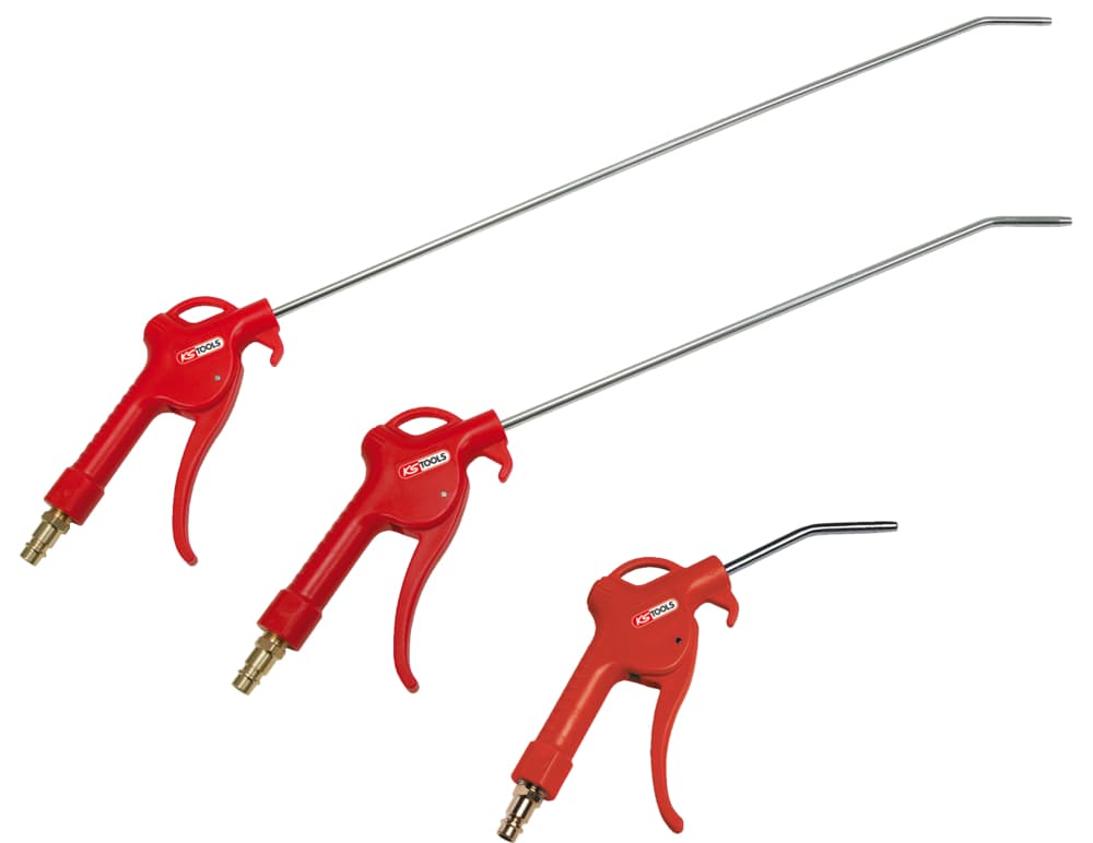 Jeu de 3 soufflettes avec buse 100 mm - 330 mm - 510 mm - Raccord 1-4''