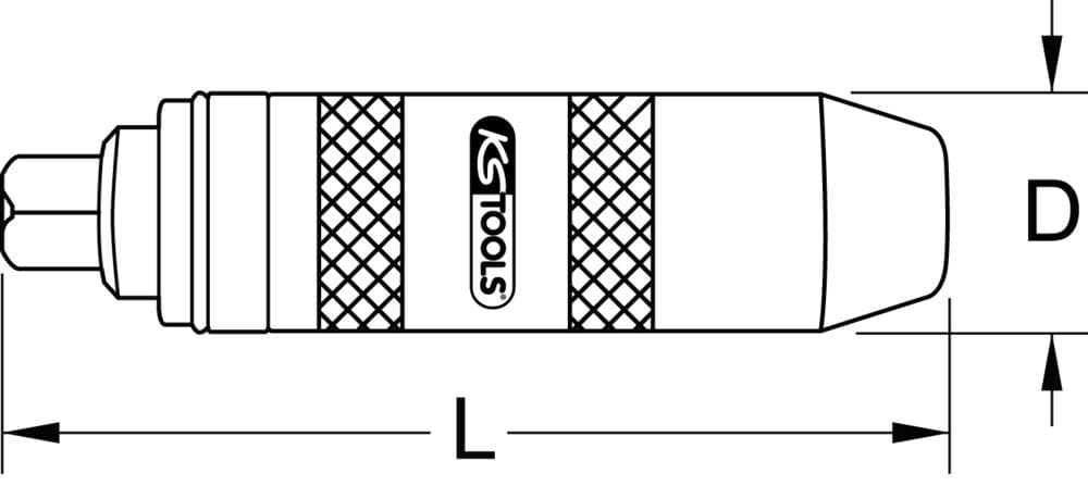 Tournevis à frapper. 1-2''