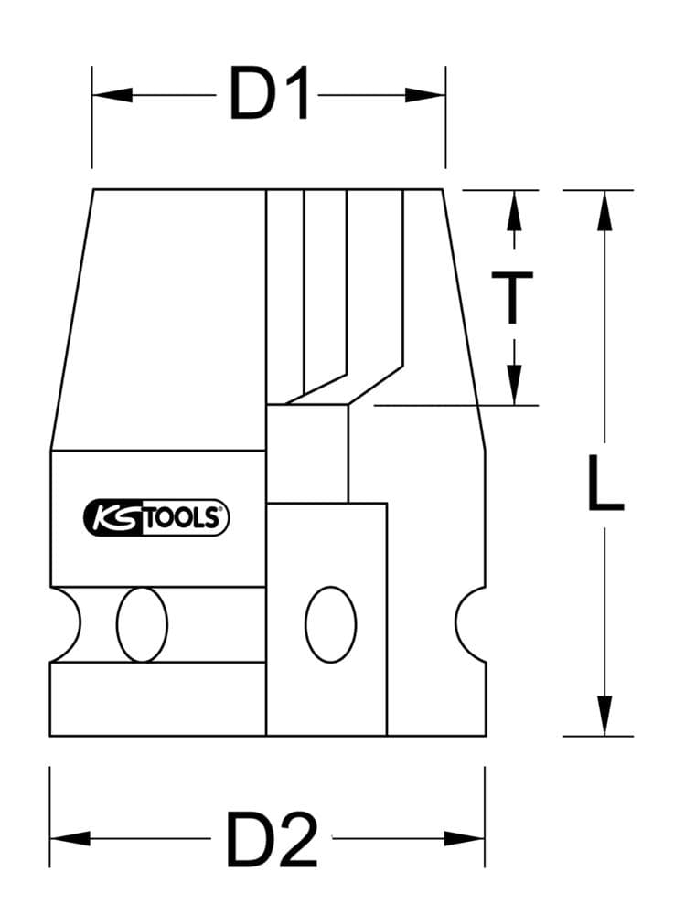 Douille à chocs TORX® 3-8''. E12