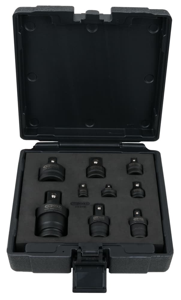 Coffret d'adaptateurs et cardans à chocs. 9 pcs