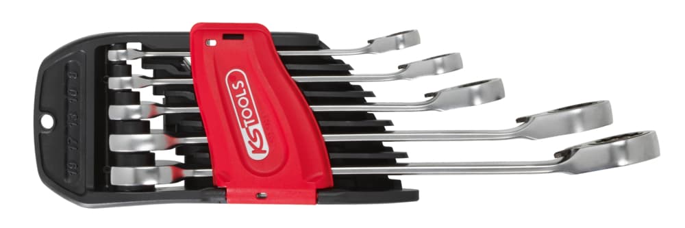 Jeu de 5 clés mixtes à cliquet RING STOP® GEARplus®