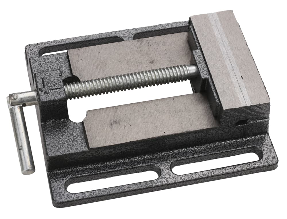 Etau à mors parallèles 100mm. ouverture 80mm pour perceuse colonne 500.8452-8453