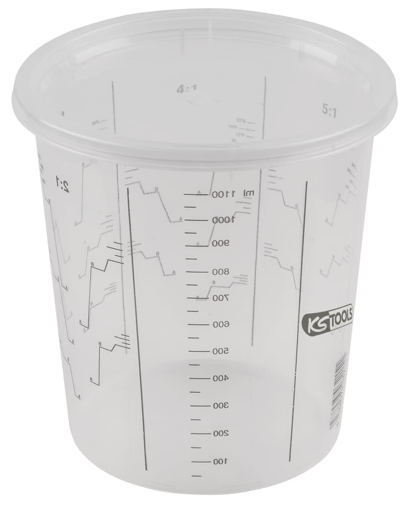 Lot de 25 godets mélangeurs jetables - 1300 ml