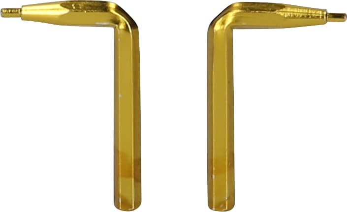 Pointes coudées pour pinces à circlips à double articulation. 1.0mm. 2 pcs