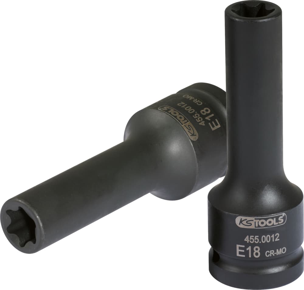 Douille à chocs pour culasse TORX® 3/4'', L.110 mm - E18