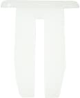 Ecrous plastique pour Ford - diam 6.3 mm - 10 pcs