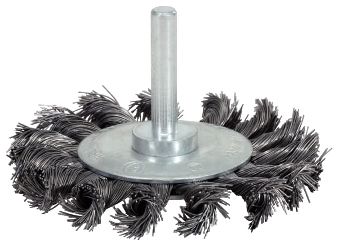 Brosse circulaire acier torsadé 0,3 mm, DIM  80 mm