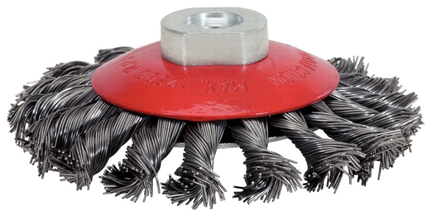 Brosse inox torsadé 0,5 mm, DIM  100 mm