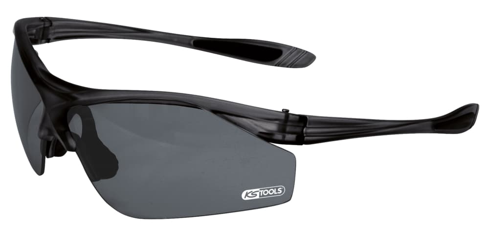 Lunettes de protection à teinte noire, protection renforcée