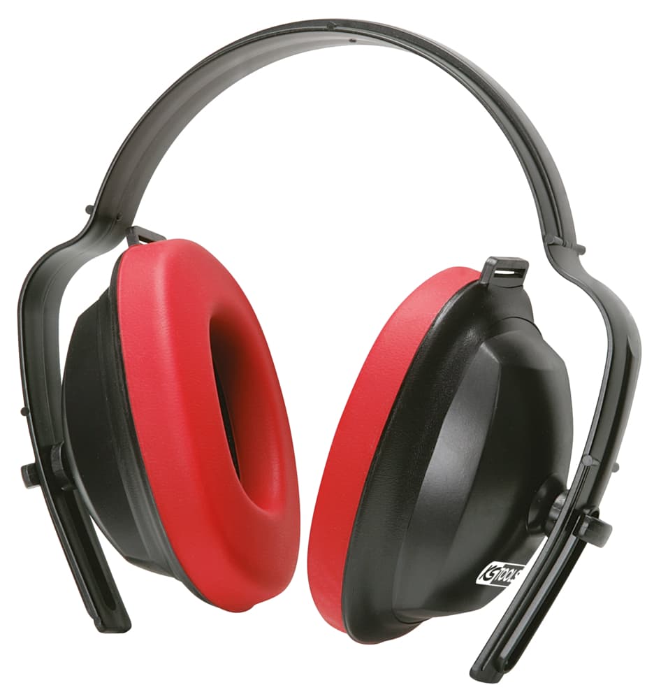 Casque anti-bruit rouge, 19 db