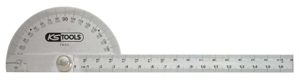 Reglet d'angle en inox, L.400 mm