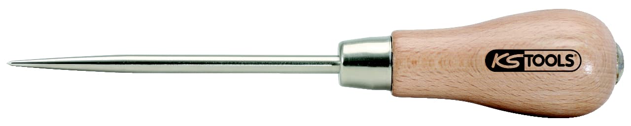 Poinçon avec lame traversante - manche en bois 6mm - L 190
