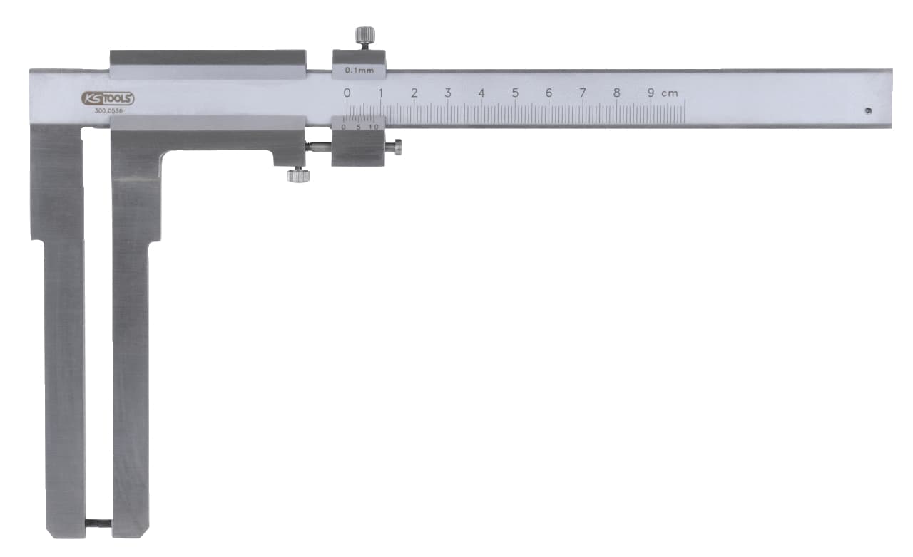 Calibre à coulisse en inox pour tambour de frein VL, 0-90 mm