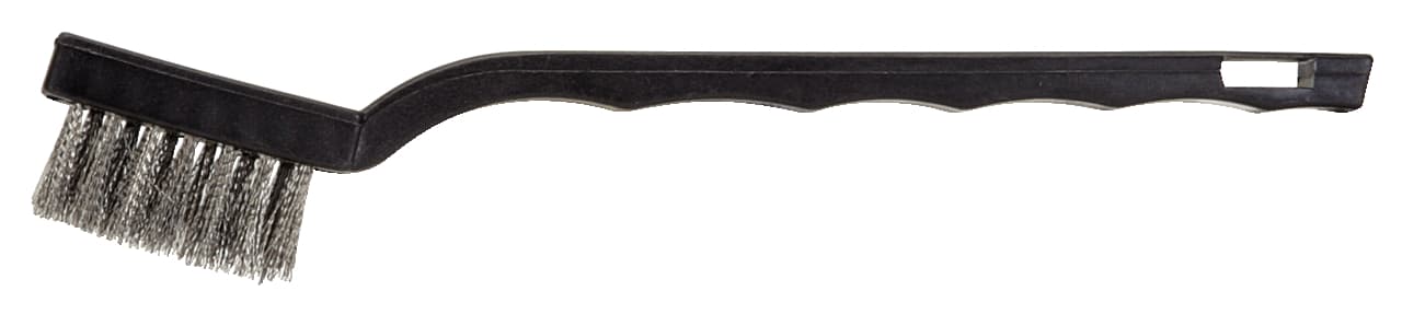 Brosse acier pour bougie, 170 mm